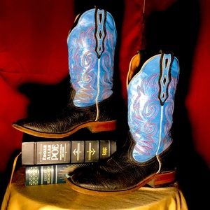Metallic Turquoise Boulet Men’s Boots sz 6 (9 wms)